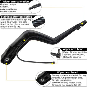 AUTOBOO rubber squeegee detail demonstrating weather-resistant wiping