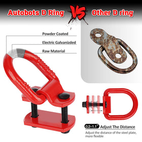 AUTOBOTS bolt and locknut detail showing included hardware for easy installation