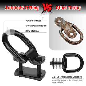 AUTOBOTS D ring installed in a trailer bed offering a secure cargo tie-down point