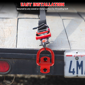 AUTOBOTS red D ring finish demonstrating corrosion-resistant coating for longevity