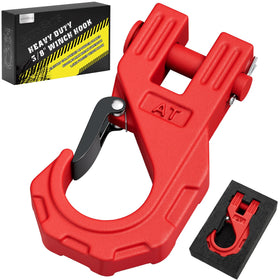 AUTOBOTS front view winch hook showing robust profile and quick hookup benefit