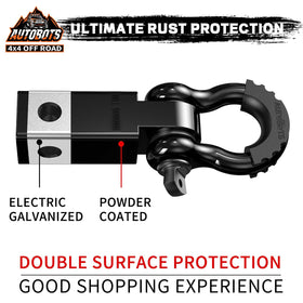 AUTOBOTS detail of black silicone isolator preventing scratching and wear