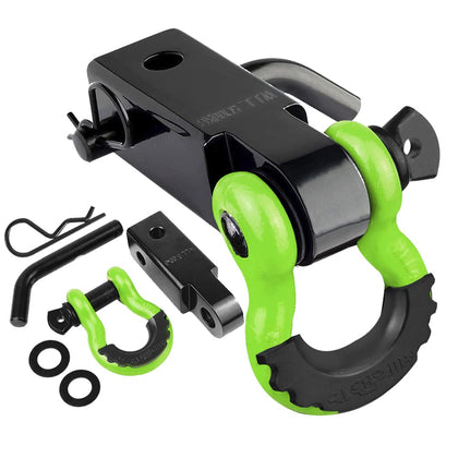 AUTOBOTS front view of 2-inch hitch receiver showing fit and finish