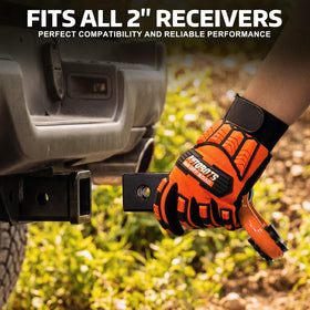 AUTOBOTS installed on a truck receiver demonstrating secure fit and practical in-use benefit