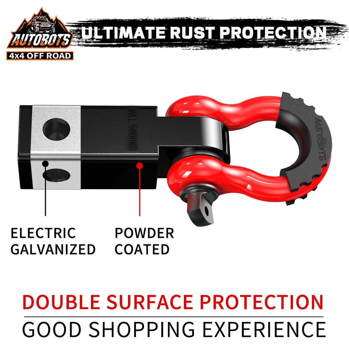 AUTOBOTS side profile installed in truck receiver demonstrating compatibility
