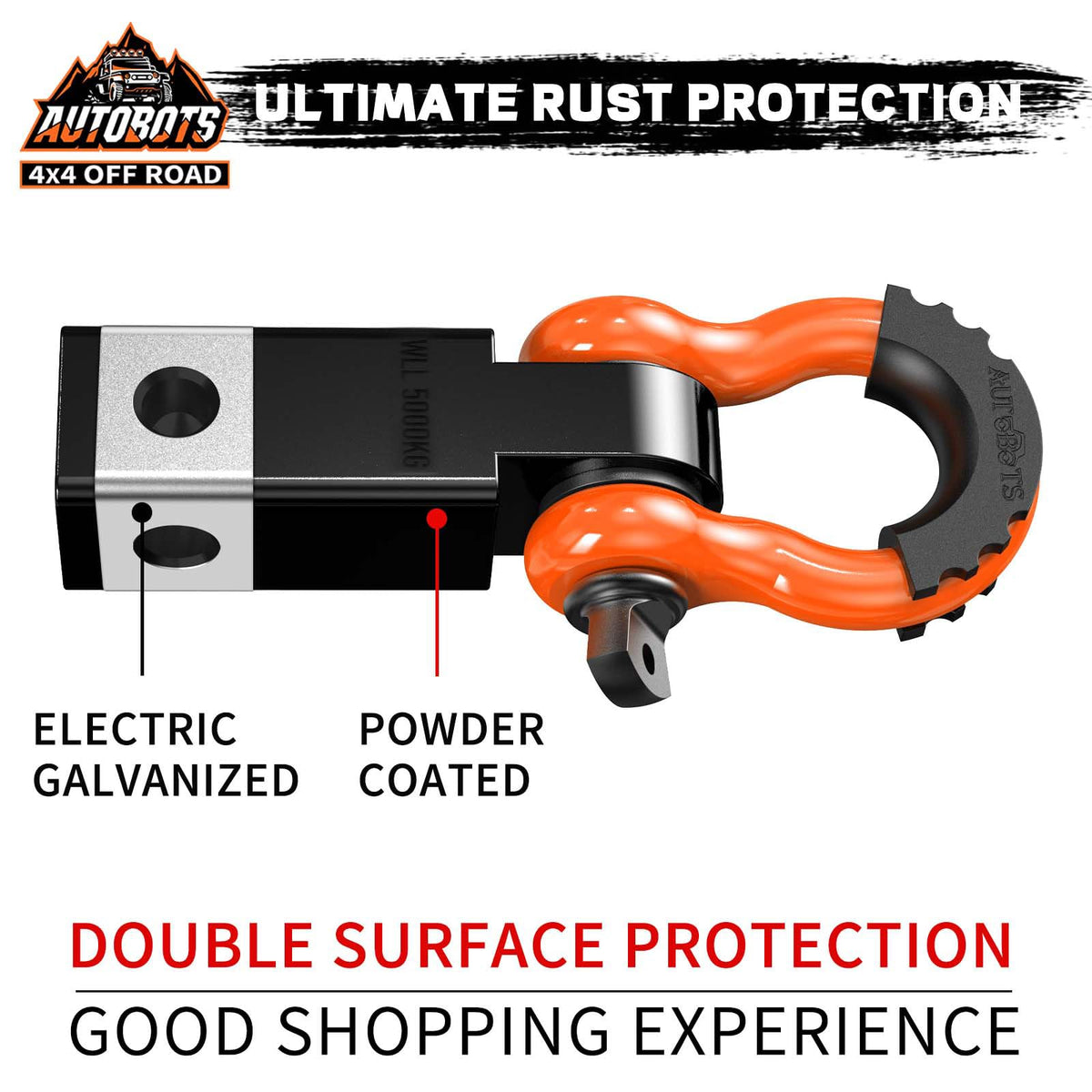 AUTOBOTS textured powder-coat finish resisting corrosion and wear