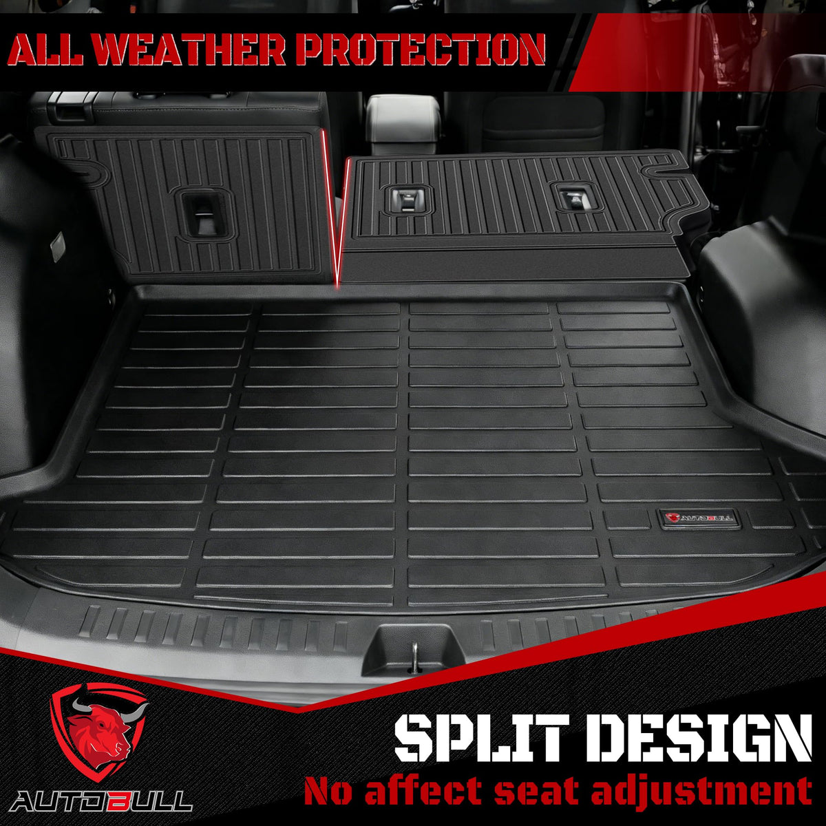 AUTOBULL backrest mat attached shielding seat backs from scuffs