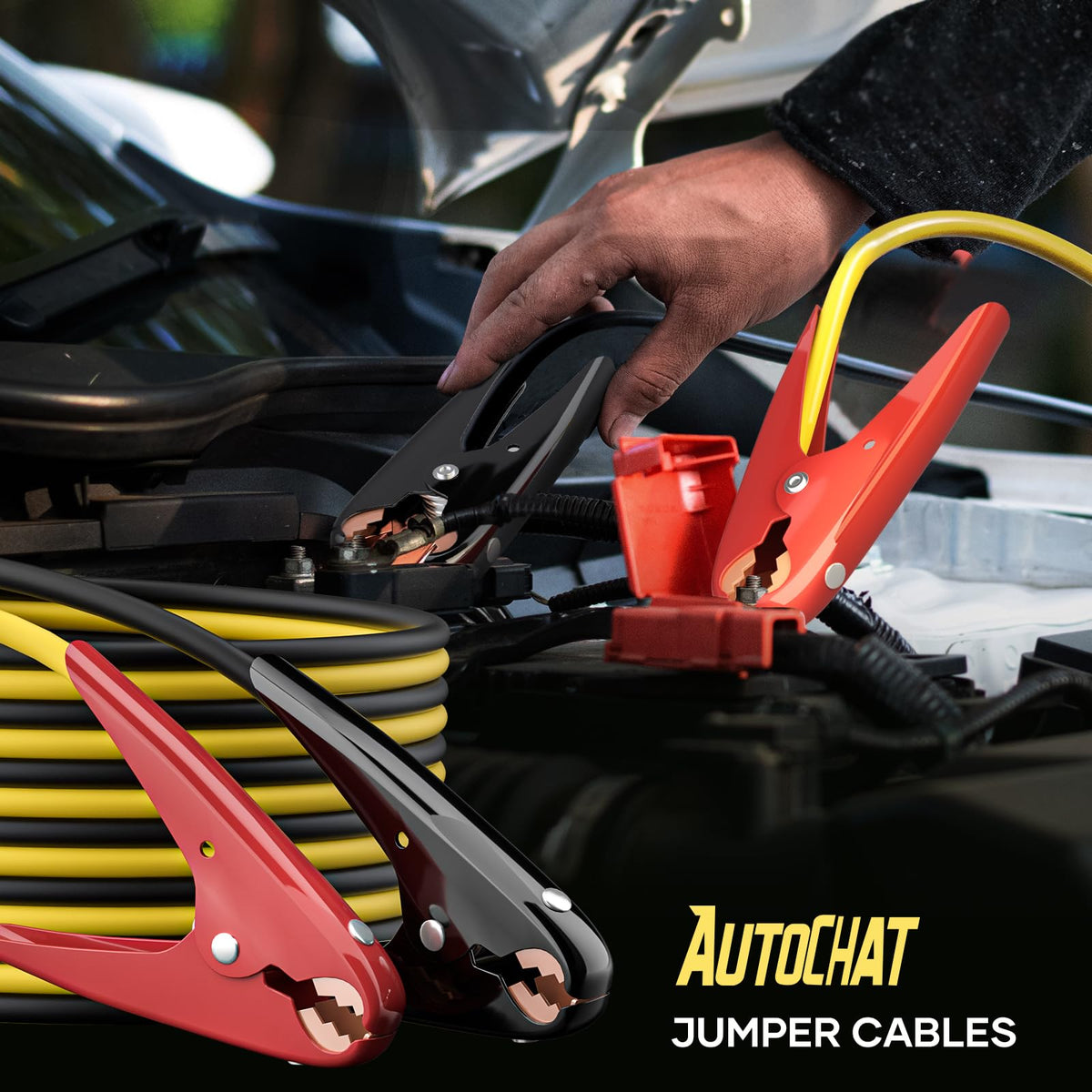 AutoChat accessories in carry bag showing gloves and brushes for safer roadside handling