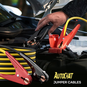 AutoChat accessories in carry bag showing gloves and brushes for safer roadside handling