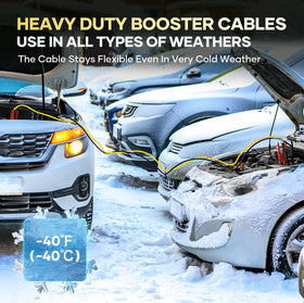 AutoChat cables in use jump-starting a car, reliable boost when battery fails