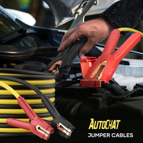 AutoChat cables beside ruler for scale and easy comparison