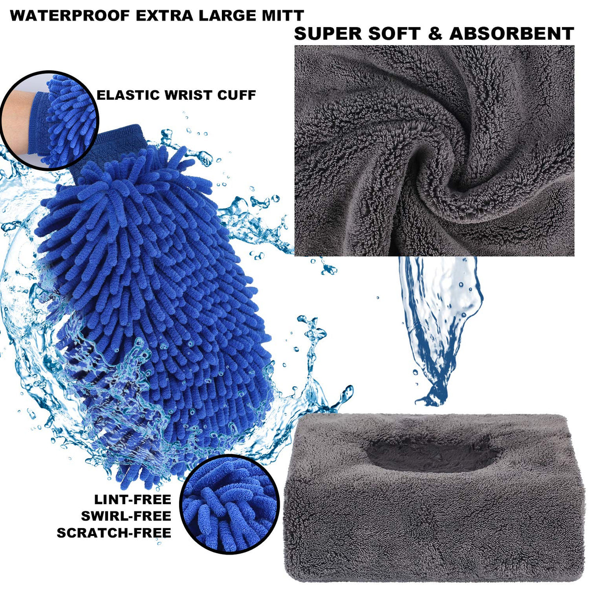 AUTODECO collapsible bucket expanded, portable 20L capacity for washing