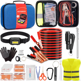 AUTODECO front packaging showing compact blue safety kit and convenience