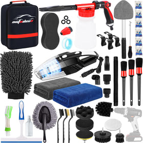 AUTODECO front packaging showing complete 40-piece kit for full vehicle care