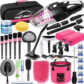 AUTODECO front packaging showing full 41-piece pink kit and benefits
