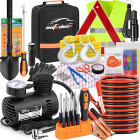 AUTODECO front packaging showing full emergency kit and quick grab convenience