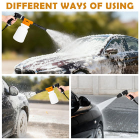 AUTODECO microfiber duster on dashboard benefit: captures dust from crevices
