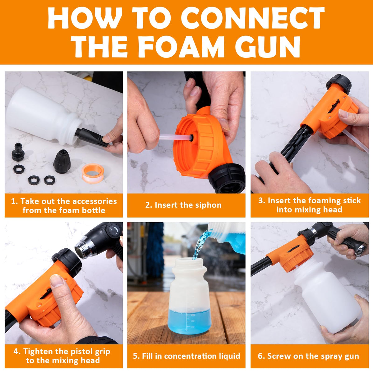 AUTODECO kit with hand for scale benefit: demonstrates size and ergonomic handling