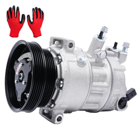 Autodevil compressor front assembly showing mounting, restores A/C performance