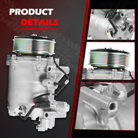 Autodevil compressor mounted in engine bay demonstrating direct replacement fit