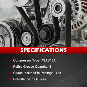 Autodevil compressor mounting points matching OE bolt pattern for easy install