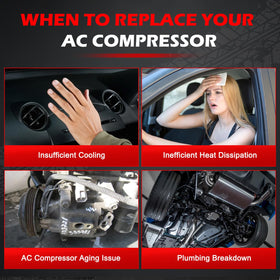 Autodevil compressor OE part number label proving compatibility with OEM parts