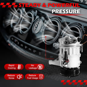 Autodevil compressor side label with OE references for easy verification