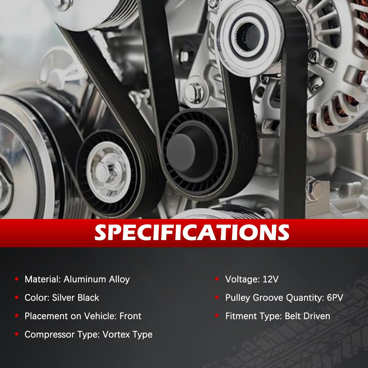 Autodevil compressor installed in engine bay demonstrating restored cooling function
