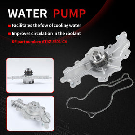Autodevil water pump impeller detail illustrating solid construction and efficient flow