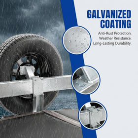 AUTODUNK included zinc-plated hardware and instructions for straightforward installation