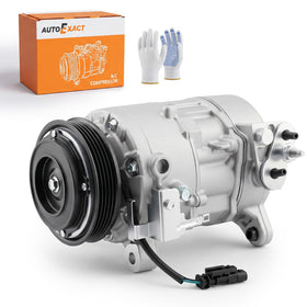 Autoexact compressor front view showing mounting points and ready-fit benefit