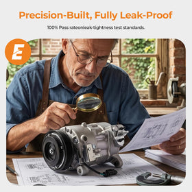 Autoexact compressor being installed by mechanic showing faster repair benefit