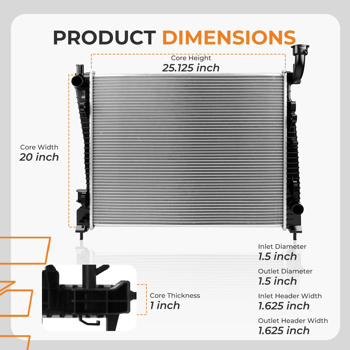 autoexact close-up of aluminum fins highlighting improved heat dissipation