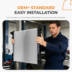 Autoexact fan shroud fitment image showing seamless connection benefit