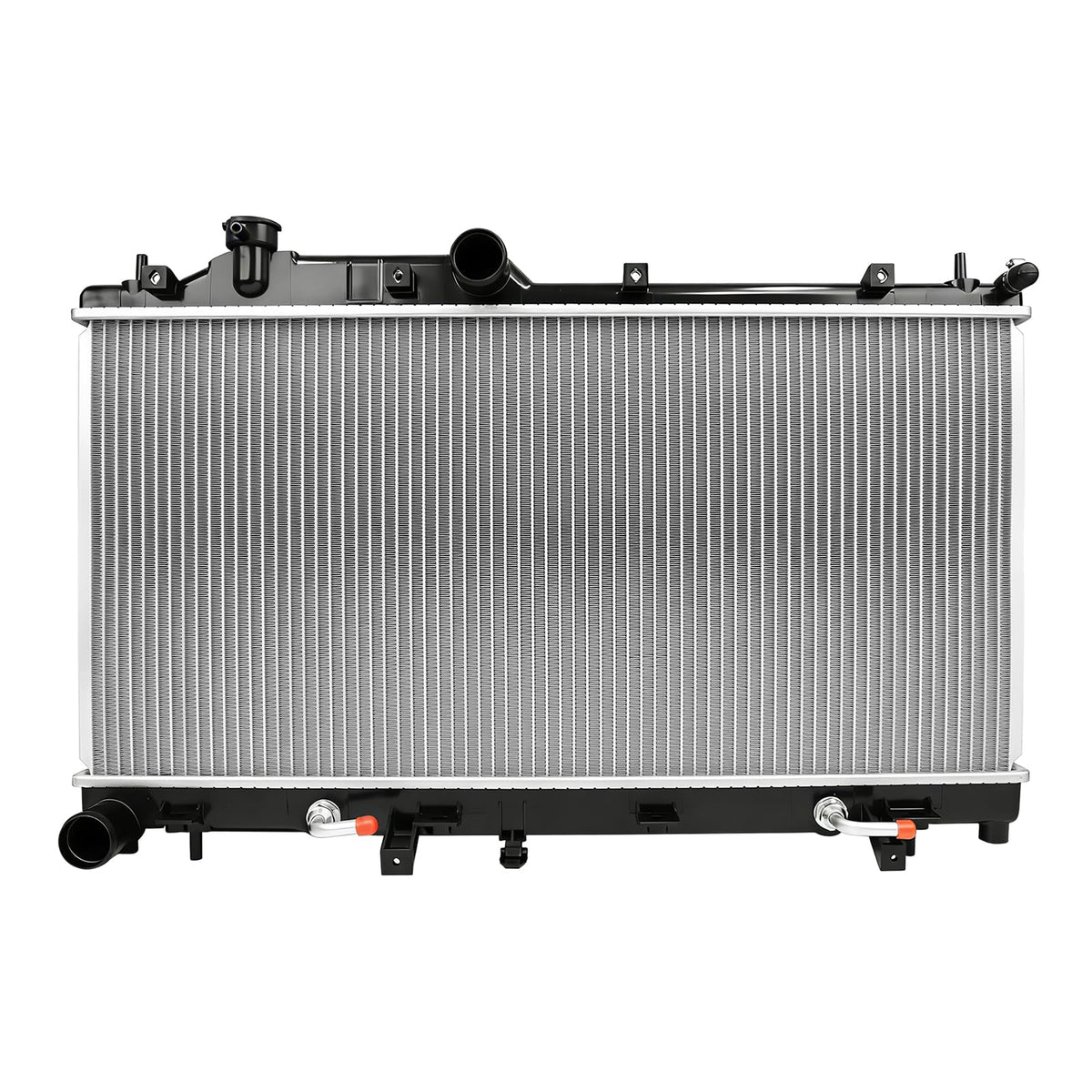 autoexact front view radiator showing full core and mounting points, improves cooling