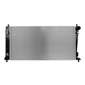 autoexact front view of radiator showing mounting points and inlet outlets for easy replacement