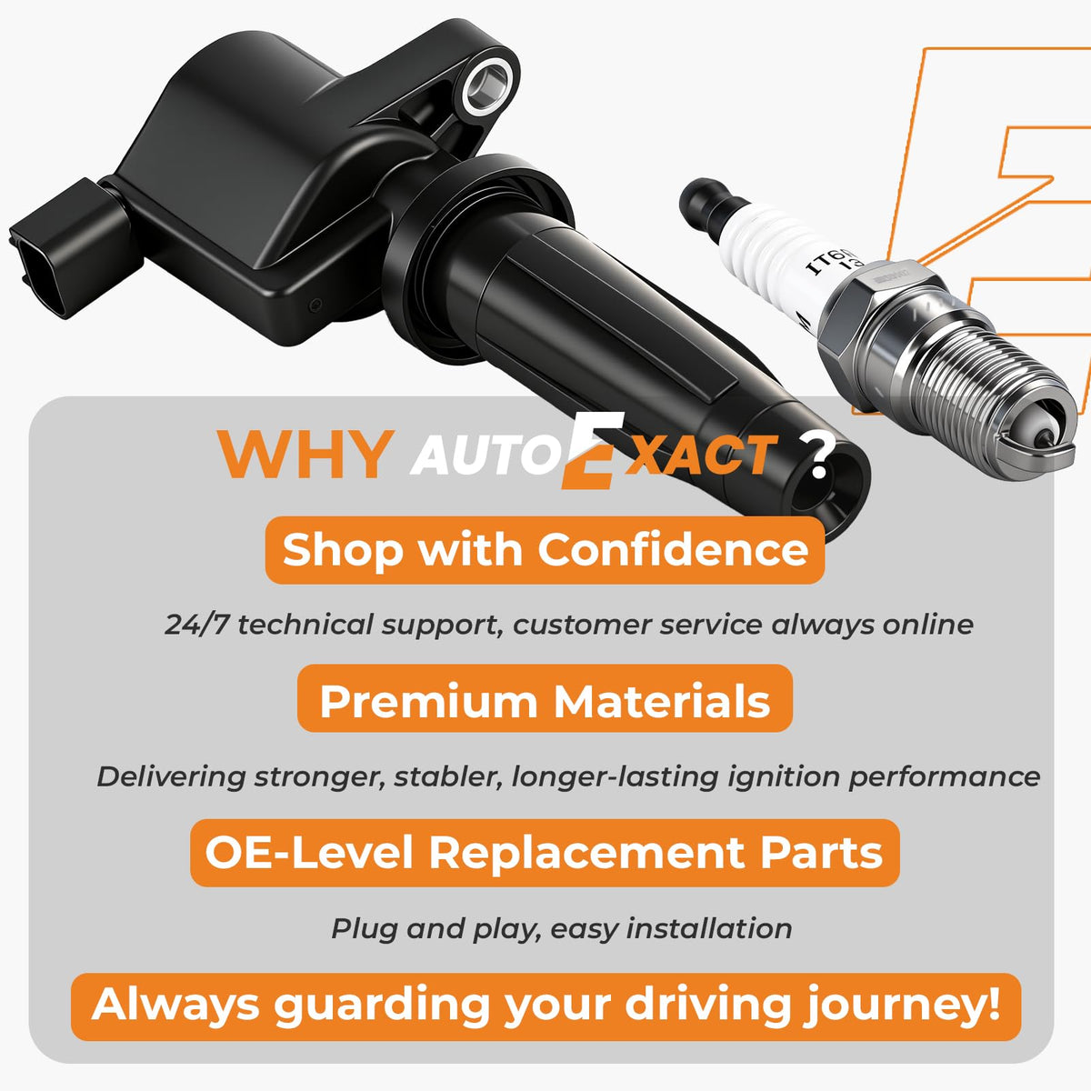 autoexact garage lifestyle install scene with mechanic replacing coils for smoother starts