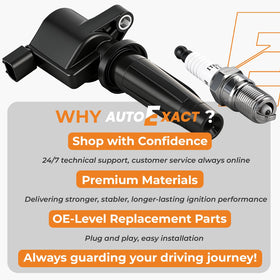 autoexact garage lifestyle install scene with mechanic replacing coils for smoother starts