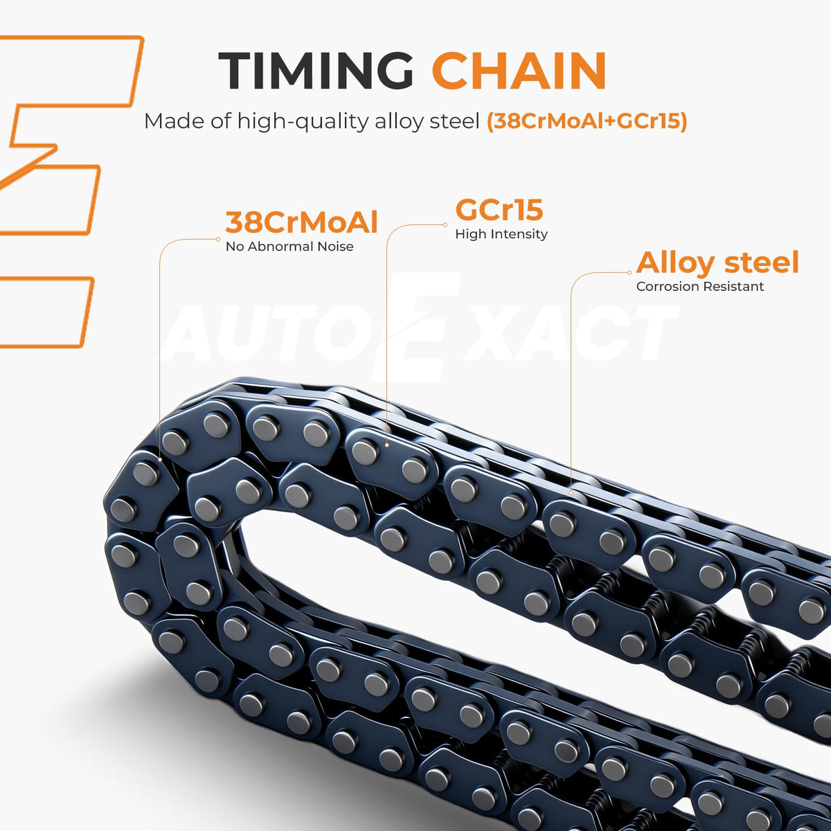 Autoexact guide rail nylon texture close-up reducing noise and wear benefits