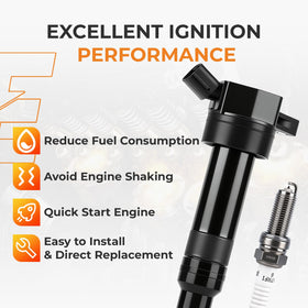 autoexact ignition coil close-up highlighting durable epoxy housing and reliability