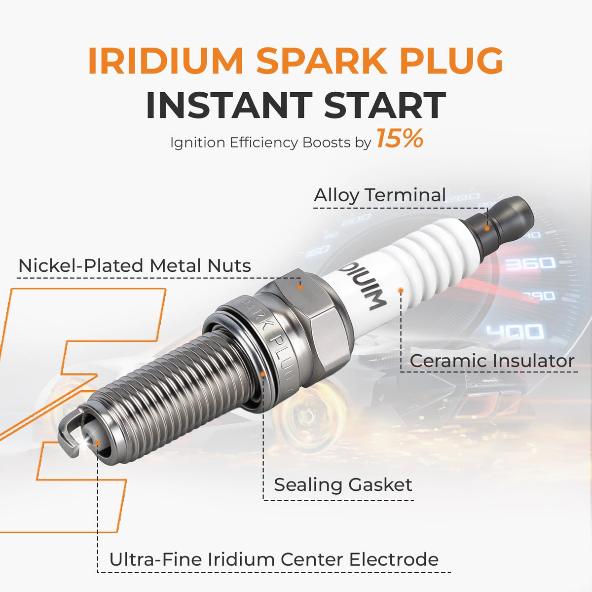 Autoexact ignition coil installed on engine restoring smooth performance