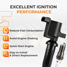 autoexact iridium spark plug closeup with fine-wire tip for consistent ignition