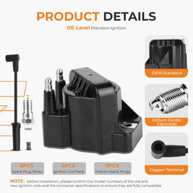 autoexact kit contents layout on table showing all included parts for one complete tune-up