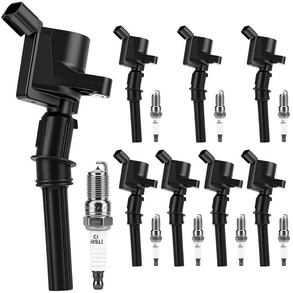 Autoexact kit front packaging showing complete coil and plug set benefits