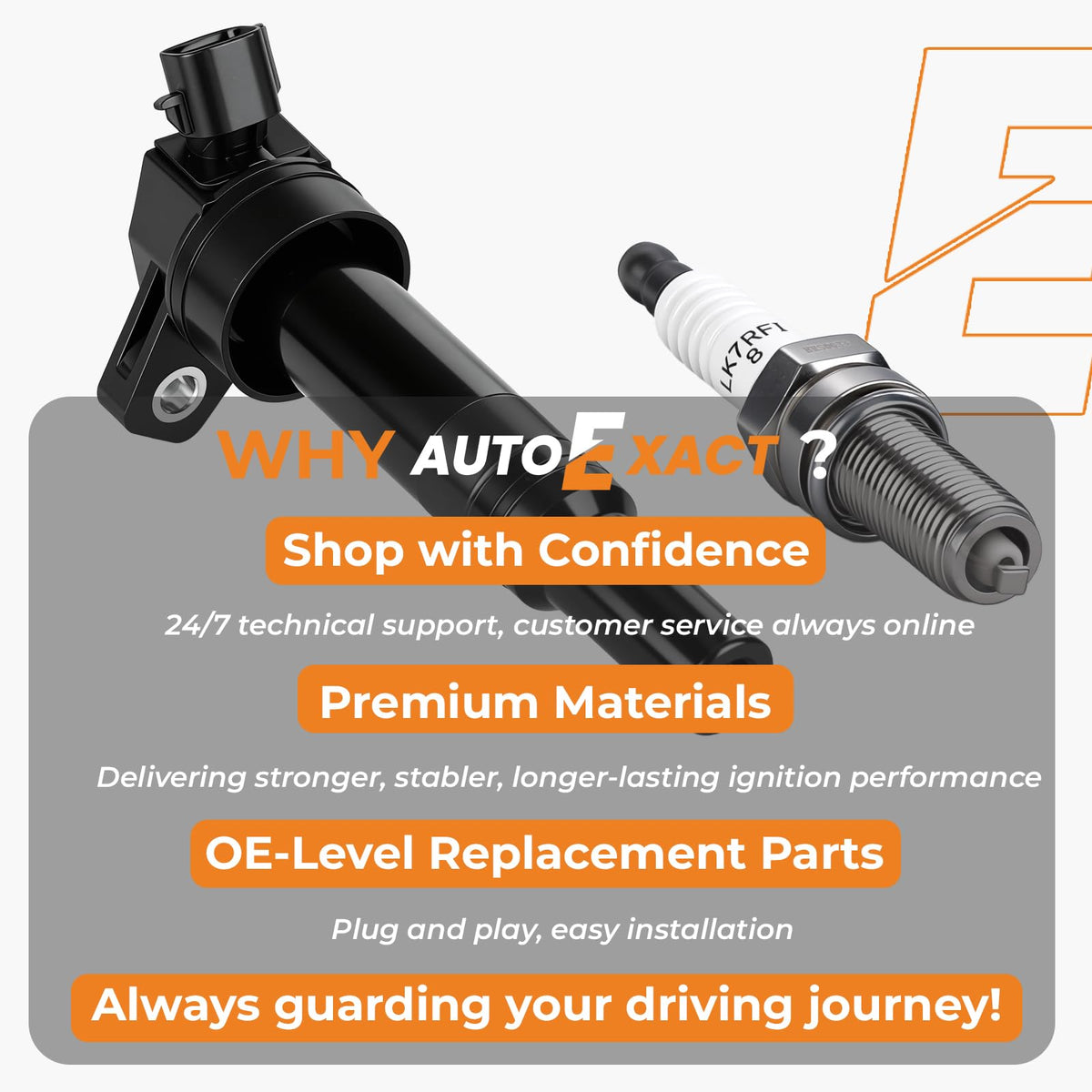 autoexact product label and part numbers to confirm correct OEM-replacement fitment