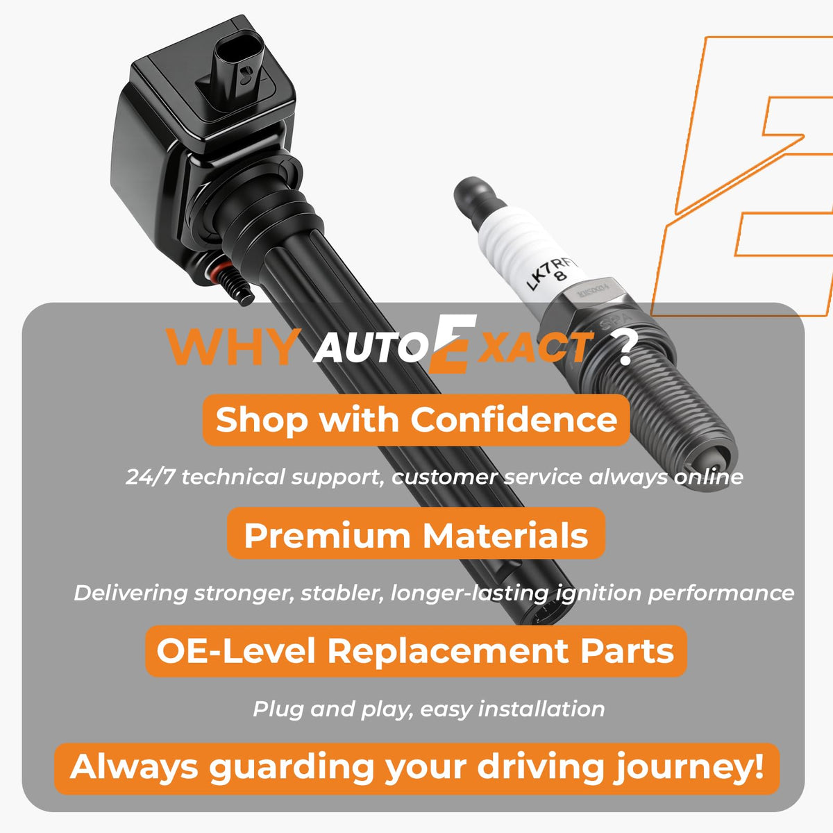 autoexact mechanic replacing kit in garage illustrating DIY-friendly installation support