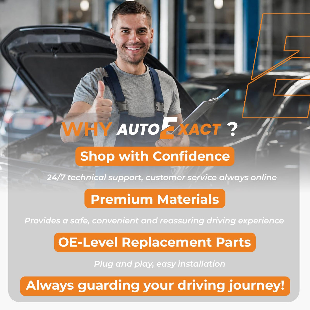 autoexact lifestyle shot in garage showing everyday convenience restored