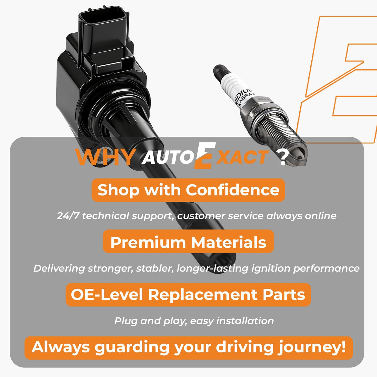 autoexact packaging with warranty card showing two-year warranty and support benefit
