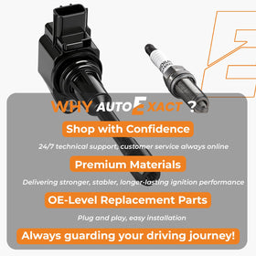 autoexact packaging with warranty card showing two-year warranty and support benefit