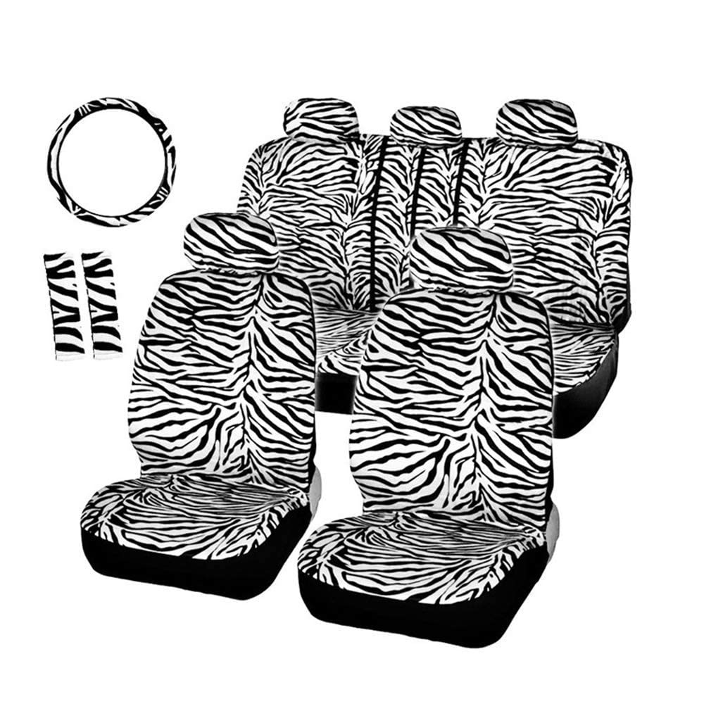 AUTOFAN front seat covers zebra design protecting seats